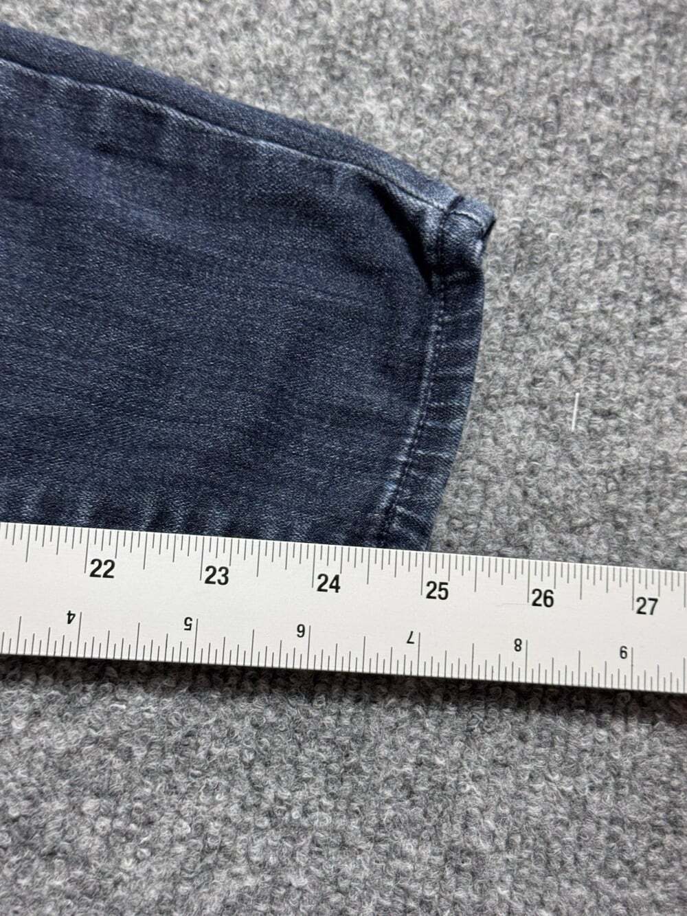 PAIGE Anthropology Women’s Dark Wash Skinny Slim Stretch Denim Jeans Size 25 - Picture 6 of 8